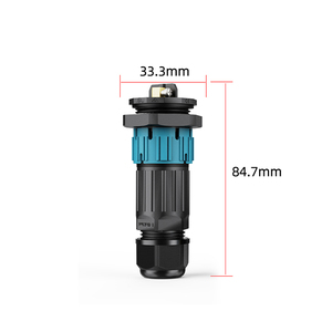 M23ตัวเชื่อมต่อสายไฟกลางแจ้งขั้วต่อทองแดงแบบถอดได้หลายแกนแผงเชื่อมปลั๊กแบบตายตัว - Product Image 3