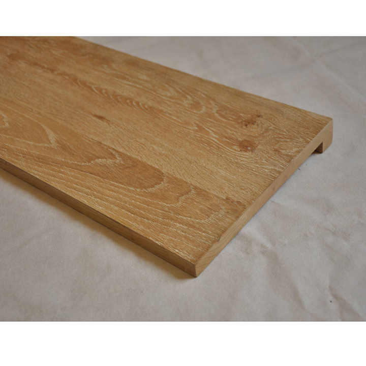 High Quality White Oak Solid Wood Stair Tread Finger Jointed Wood Tread