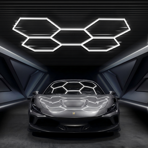 Luces LED Hexagonales para Garaje, Iluminación de Techo Tipo Panal, Lámpara de Panel Hexagonal para Detallado de Autos y Talleres de Lavado, Venta al Por Mayor - Product Image 1