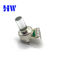 Potentiomètre stéréo 10k potentiomètre breveté 12mm potentiomètre rotatif à résistance multiple avec lumière LED multicolore