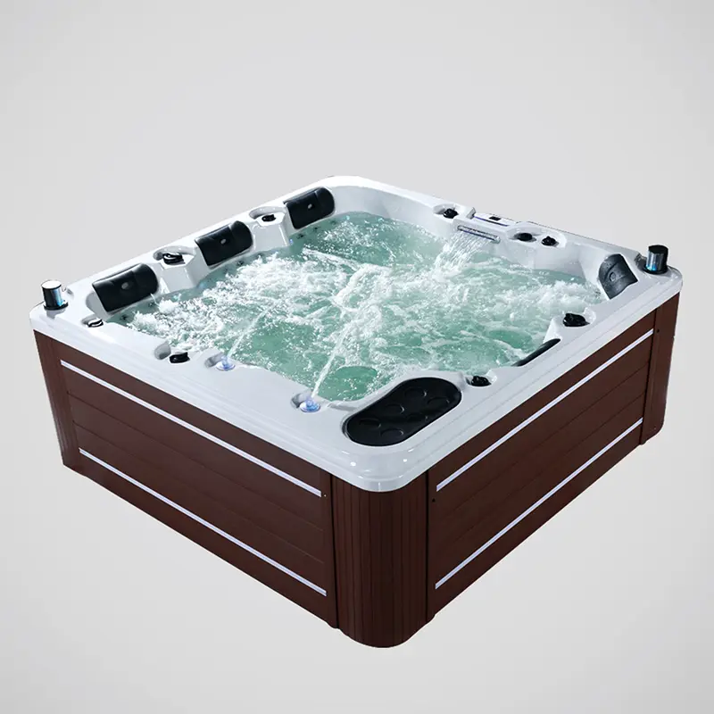 Europe Balboa Control 140 Jets Whirlpool Outdoor Spa Hot Tub With Massage Function