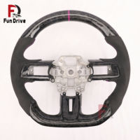 Volant en fibre de carbone forgé personnalisé pour Volkswagen Golf MK Polo Scirocco R Passat CC R-Line Jetta Tiguan DSG