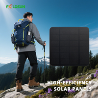 Panneau solaire monocristallin en silicium PET personnalisé 5V 1,5W 22,4% d'efficacité pour l'alimentation des appareils sans fil et des capteurs IoT