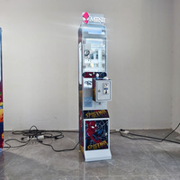 Petite machine distributrice de jeux de bingo à pièces, modèle Lucky 7 Prize Challenge, en métal et bois, avec interface en anglais, pour centres de jeux