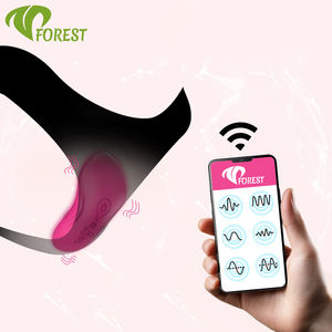 Groothandel Vrouwelijke Onzichtbare Mini Clitoris Stimulator Vibrator APP Afstandsbediening 10 Snelheden Dildo 100% Waterdicht USB - Product Image 2