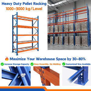Sistema de Estanterías Industriales para Palets Personalizado <span class=keywords><strong>Rack</strong></span> de Almacenamiento de Acero para Bodega con Alta Capacidad de Carga - Product Image 2