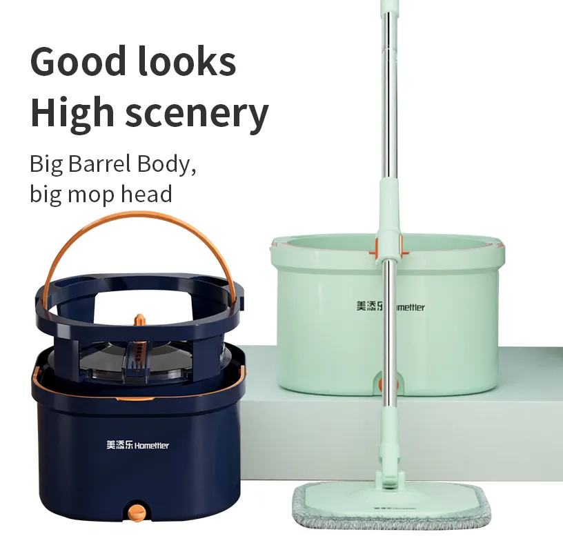 Flache Mikro faser Spin Magic Floor Mop Online-Lieferant und Eimer Set Reinigung