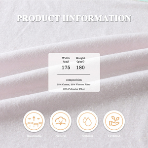 <span class=keywords><strong>Jersey</strong></span> simple <span class=keywords><strong>de</strong></span> coton/<span class=keywords><strong>viscose</strong></span>/polyester-drapable absorbant l'humidité, tissu <span class=keywords><strong>de</strong></span> yoga, largeur personnalisée, commande en gros - Product Image 2