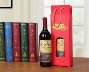 Đôi trắng các tông sóng Hộp rượu dày 2cm với UV lợi thế cầm tay bao bì rượu vang đỏ và Túi Quà Tặng - Product Image 6