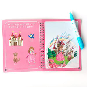 Libros <span class=keywords><strong>para</strong></span> colorear personalizados al por mayor <span class=keywords><strong>para</strong></span> niños, libro <span class=keywords><strong>de</strong></span> dibujo educativo <span class=keywords><strong>para</strong></span> edades tempranas, bonito libro mágico <span class=keywords><strong>de</strong></span> impresión a color agua - Product Image 4