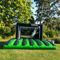 Jeu de football gonflable commercial, jeu de défi, cible de tir, but gonflable pour événement / location de fête