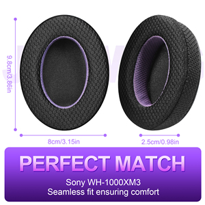 Almohadillas de espuma viscoelástica para auriculares, almohadillas de esponja para auriculares, para Sony, 2000x5, 1000 M4, 2 uds., 2 uds., 2 uds. - Product Image 4
