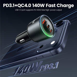Toocki 耐用加固型车载充电器 三端口同时充电 最大输出功率 240W 适合车辆日常使用 - Product Image 3