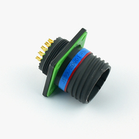 TT 38999 III Series Connecteur d'aviation circulaire 19 broches 20WD19PN-H D38999 J599 Matériau de contact en cuivre Montage sur panneau électrique