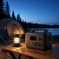 Station d'alimentation portable 300W 500W 600W Batterie LiFePO4 pour le camping et les situations d'urgence