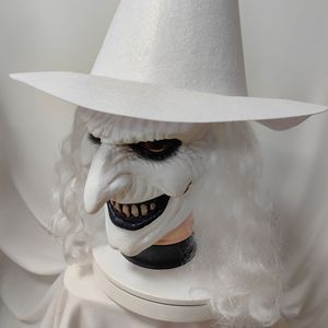 Nouveau <span class=keywords><strong>Masque</strong></span> de Sorcière Horreur en Gros avec Chapeau, Coiffe d'Halloween, <span class=keywords><strong>Masque</strong></span> Complet en Latex Effrayant pour Fête d'Halloween, Idéal pour le Cosplay - Product Image 3