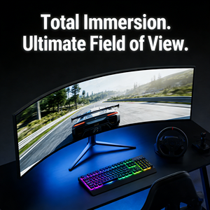 Moniteur de jeu incurvé ultra-large 40 pouces 5K*2K 120Hz 21:9 WLED Nano-IPS HDR400 Adaptive-<span class=keywords><strong>Sync</strong></span> noir pour une expérience de course immersive sur ordinateur de bureau - Product Image 6