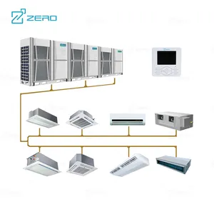 ZERO DC อินเวอร์เตอร์ระบบ VRF หน่วยในร่ม VRF VRV ระบบสี่ทางคาสเซ็ตร้อนขายเครื่องปรับอากาศ