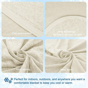 Manta Refrigerante de Nailon Mica de Color Liso, Ecológica y Portátil, Ideal para el Hogar en Verano, Superventas - Product Image 3