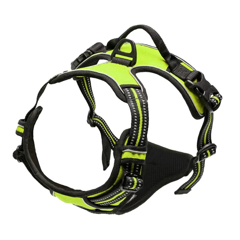 Neues Big Dog Harness Reflektieren des verstellbares Pet Chest Strap Training Leder geschirr für Hunde