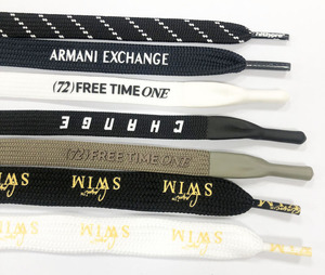 Tùy chỉnh dây in Silicone ren in logo hoodie chuỗi dây rút dây hoodie vẽ chuỗi Polyester phẳng dây rút - Product Image 5