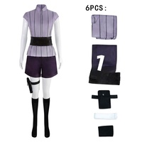 Ensemble de costumes de performance d'Halloween sur le thème de l'anime Ninja avec robe pour jeu de rôle