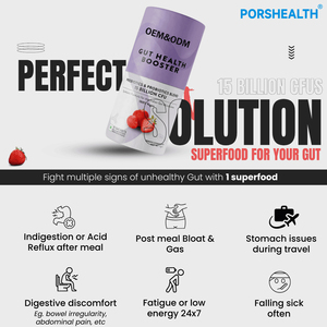 Probiotici in Polvere OEM per Donne, Lactobacillus Rhamnosus, Vitamina C, 10-800 Miliardi di CFU/g per il Benessere Quotidiano e l'Equilibrio Naturale, 90 Capsule - Product Image 3