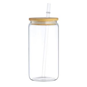 Vaso de Cóctel Creativo y Bonito de 16 oz de Alta Calidad con Tapa de Bambú y Pajita, Diseño Clásico para Fiestas - Product Image 3