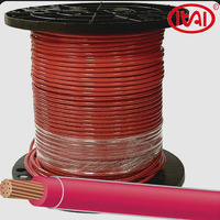 Cable Eléctrico de Alta Calidad THHN THWN AWG1-20, Retardante de Fuego, Trenzado, 99.997% Cobre Puro, Aislamiento de Nailon y PVC, para Cableado Doméstico