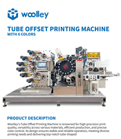 Machine d'impression offset pour tubes en plastique PE, également adaptée aux corps de stylos marqueurs à cartouche