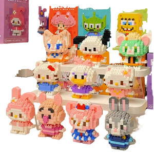 Bloques de Construcción de Micropartículas Compatibles, Animales, Naturaleza, Modelo Educativo de Ensamblaje, Juguete de Plástico ABS, 40 Piezas, Escala 1:1 - Product Image 4