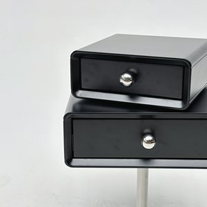 Table de <span class=keywords><strong>chevet</strong></span> moderne rotative créative nordique Table de <span class=keywords><strong>chevet</strong></span> Style crème Conception de <span class=keywords><strong>cube</strong></span> en bois pour Table de tiroirs de chambre - Product Image 4