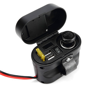 Ổ Cắm Điện Thời Tiết Usb Bền Cho Xe Máy Mới + Công Tắc - Product Image 2