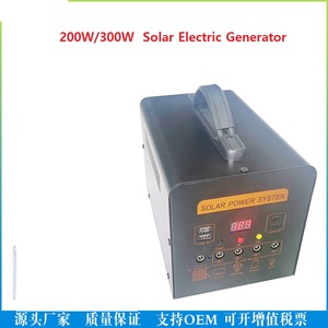 Generador eléctrico solar portátil de onda sinusoidal pura de 200W/300W, energía móvil para exteriores para equipos electrónicos, W/W - Product Image 6