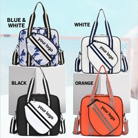 Sac de raquette de pickleball personnalisé avec poche séparée pour raquette, sac de sport à bandoulière pour hommes et femmes