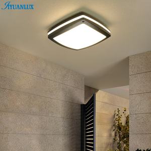 Lampe de plafond LED à détecteur de mouvement par micro-ondes 3CCT pour extérieur, jardin, cour, escalier, montage mural, IP65 - Product Image 1