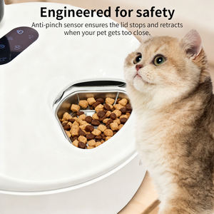 Alimentador de comida húmeda para mascotas personalizado inteligente de 5 comidas, cámara de Control por aplicación WIFI, dispensador de comida húmeda para gatos, Alimentador automático antiinterferencias para perros y gatos - Product Image 5