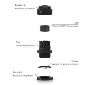 Échantillon GRATUIT – Presse-étoupe industriel basse tension IP68 étanche de haute qualité PG36 en nylon, mini presse-étoupe pour <span class=keywords><strong>luminaire</strong></span>, certifié TUV CE - Product Image 3