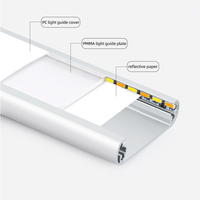Lampu dapur Harging Port Modern 5V Sensor gerak nirkabel magnetik di bawah lemari pakaian lampu LED kabinet