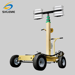 Tour d'éclairage de chariot sortie puissante Mobile industrielle de 4 lampes Led tour d'éclairage - Product Image 3