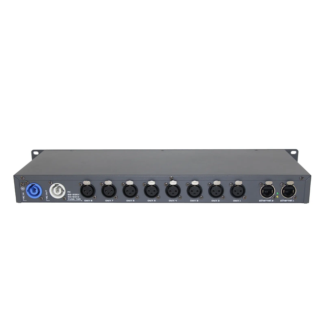 VSHOW ARDS08 Upgraded 8 Ports DMX ARTNET RDM SACVN Console 4096 CHs LED Indicator Controller for Stage