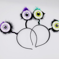 Serre-tête créatif Halloween avec yeux bouleux et sanglants, accessoire de costume effrayant pour mascarade et fête cosplay