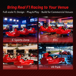 Simulateur de course sportive RenixSim F1 MAX Esports Motion Racing, configuration complète commerciale, volant à entraînement direct, cockpit de simulation de conduite automobile - Product Image 4