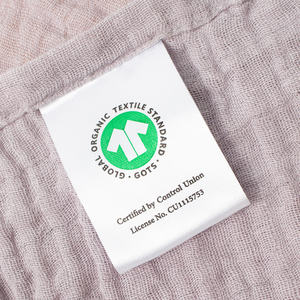 カラーソフト60 * 60cm 100% オーガニックコットンモスリンスクエアフェイスタオル新生児バープ布ベビーウォッシュクロス - Product Image 4