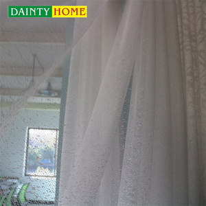 Tela de cortina de punto de urdimbre de poliéster 100% para cortina, diseño de línea, cortina transparente africana para sala de estar - Product Image 4