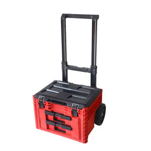 Proveedor profesional Pudel Venta caliente Nuevo estilo <span class=keywords><strong>Caja</strong></span> <span class=keywords><strong>de</strong></span> <span class=keywords><strong>herramientas</strong></span> empujada a mano con ruedas <span class=keywords><strong>Caja</strong></span> <span class=keywords><strong>de</strong></span> almacenamiento <span class=keywords><strong>de</strong></span> <span class=keywords><strong>herramientas</strong></span> con cajones convenientes - Product Image 3