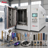 Machine de revêtement sous vide AsiaLink, système de pulvérisation PVD pour le revêtement décoratif de montres et de bijoux avec contrôle PLC