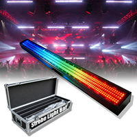 Barra de Luces LED Estroboscópicas RGBW de 250W, Precio de Fábrica al por Mayor, 48+24 Segmentos, 1-30Hz, DMX512, 127 Programas, para Discotecas, Bodas, DJ, Escenarios