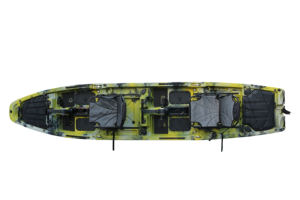 14ft Modulaire Propeller Pedaalaandrijving Twee Personen Dubbele Stoel Vissen Visser Kajak Drie Secties Hdpe Plastic Boot Met Motor - Product Image 3