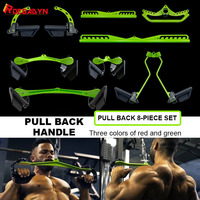 Barre de traction dorsale réglable pour entraînement en position haute et basse, accessoire de fitness pour la maison, avec poignée magnétique